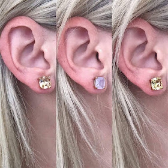 Stella & Dot Pink Luxe Studs new in box - Picture 4 of 5